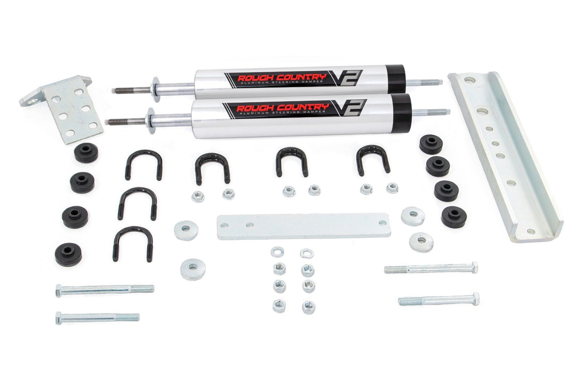 V2 Steering Stabilizer | Dual | Ford Bronco/F-150/F-250 (1980-1998)