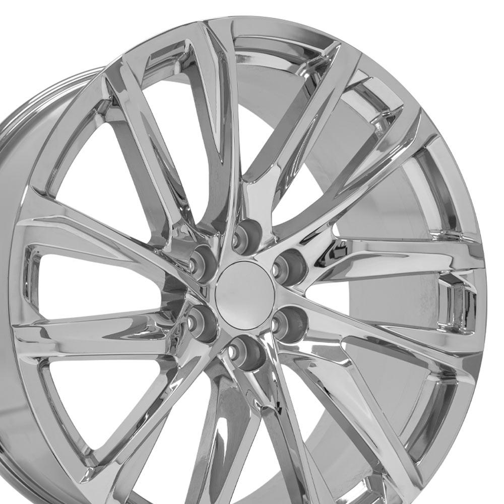 24" Replica CA90 fits Cadillac Escalade 24x10 Chrome