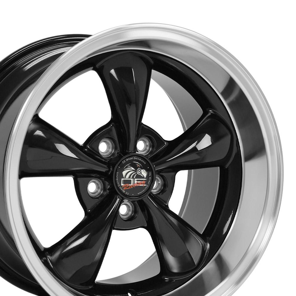 17" Replica FR01 fits Ford Mustang Bullitt 17x10.5 Black