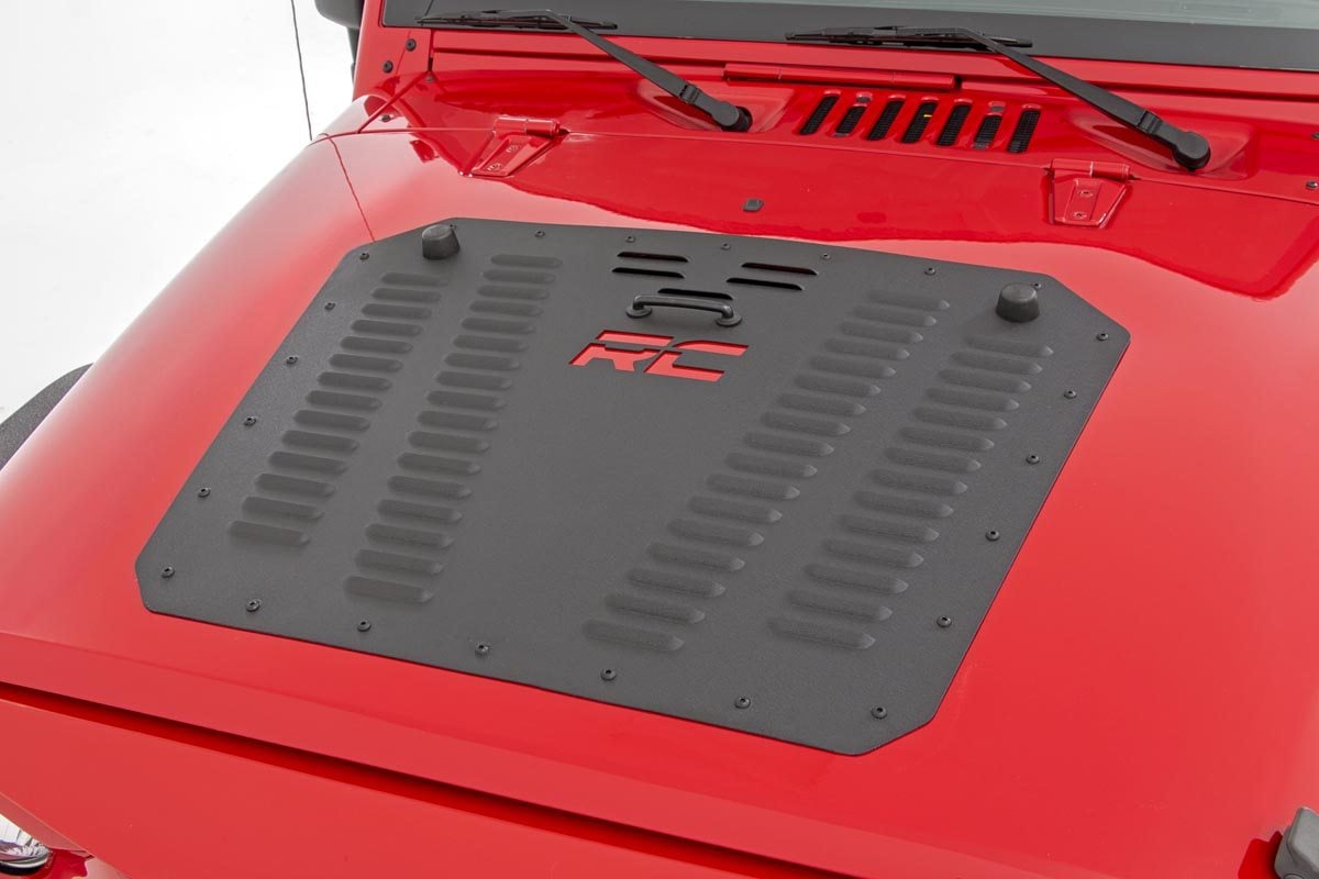 Hood Louver with RC Logo | Jeep Wrangler JK/Wrangler Unlimited (2007-2018)