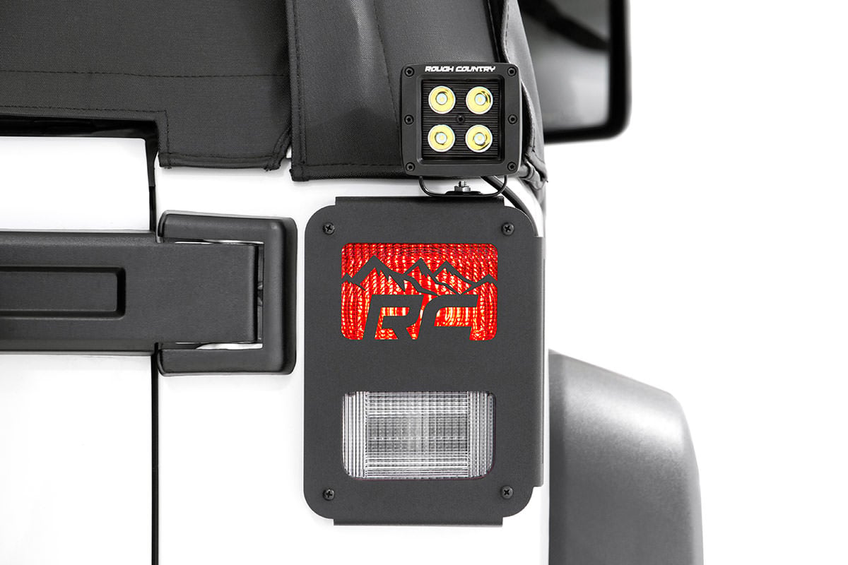 Tail Light Cover | Mountain | Jeep Wrangler JK/Wrangler Unlimited (2007-2018)