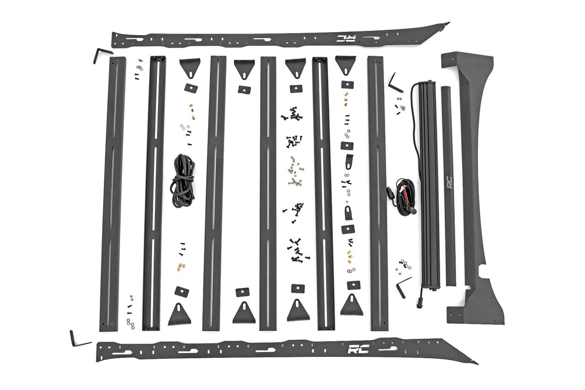 Roof Rack | FR 40 Inch Single Row BLK LED | Ford F-150 2WD/4WD (2015-2018)