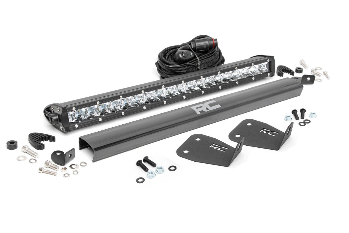 LED Light Kit | Bumper Mount | 20" Chrome Single Row | Ford Bronco Sport (21-24)