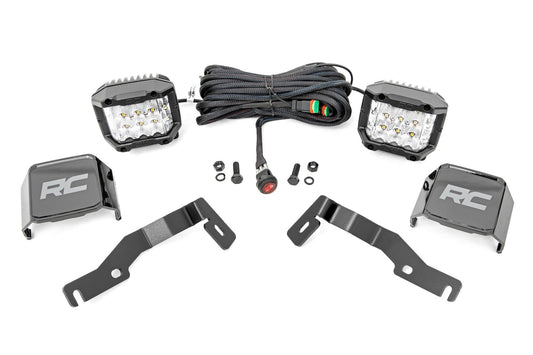 LED Light Kit | Ditch Mount |  3" OSRAM | Wide | Toyota Tacoma 2WD/4WD (2024)
