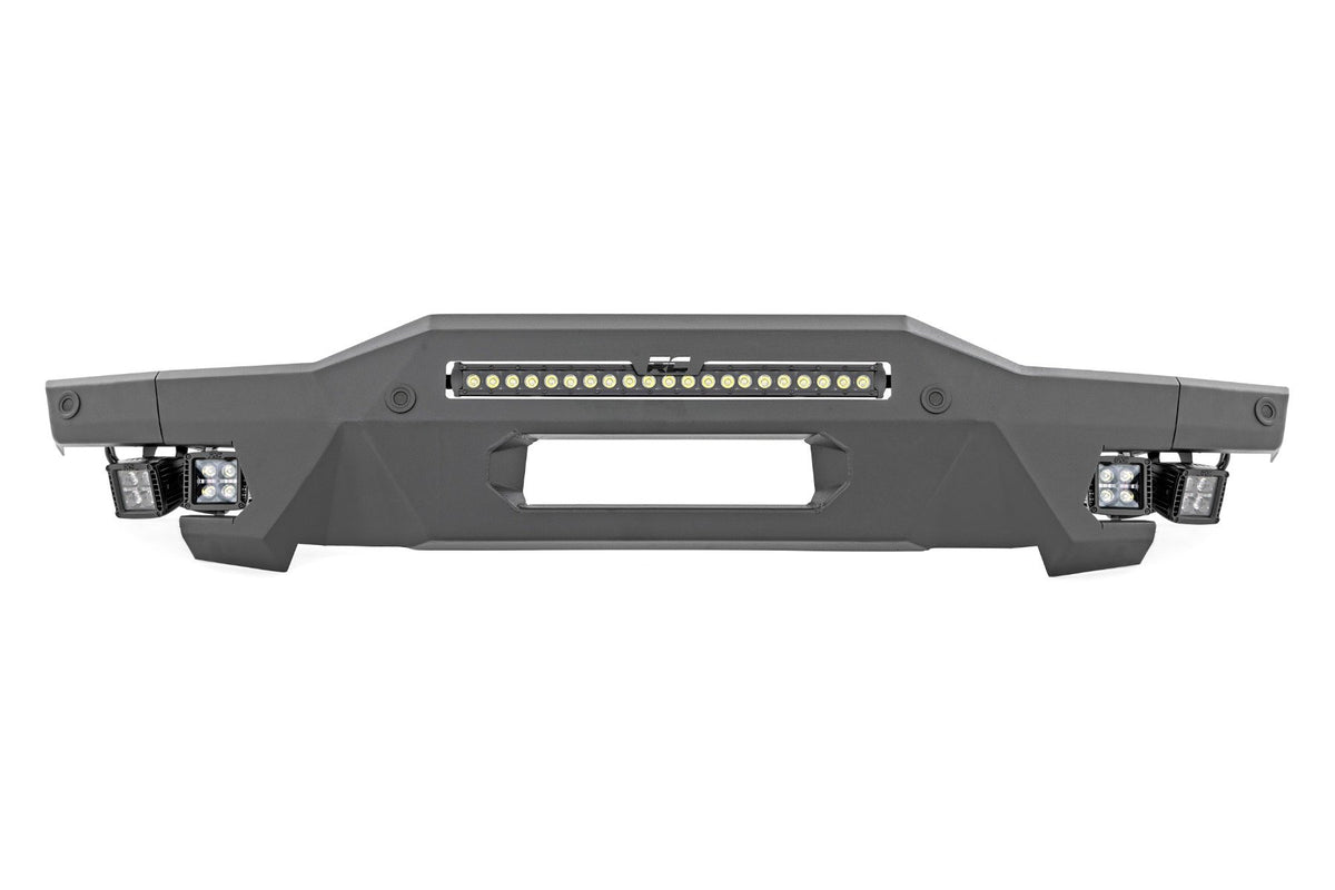 Front Bumper | Modular | Stubby Wings | Amber DRL | Ford Bronco 4WD (21-24)