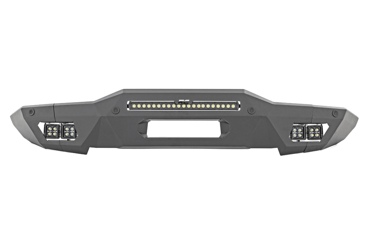 Front Bumper | Modular | Full Wings | Amber DRL | Ford Bronco 4WD (2021-2024)