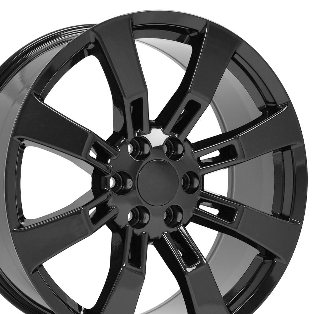 22" Replica CA82 fits Cadillac Escalade 22x9 Black
