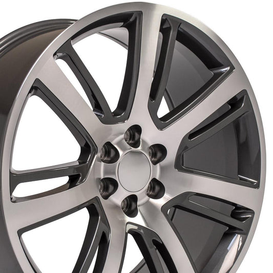 24" Replica CA88 fits Cadillac Escalade 24x10 Machined
