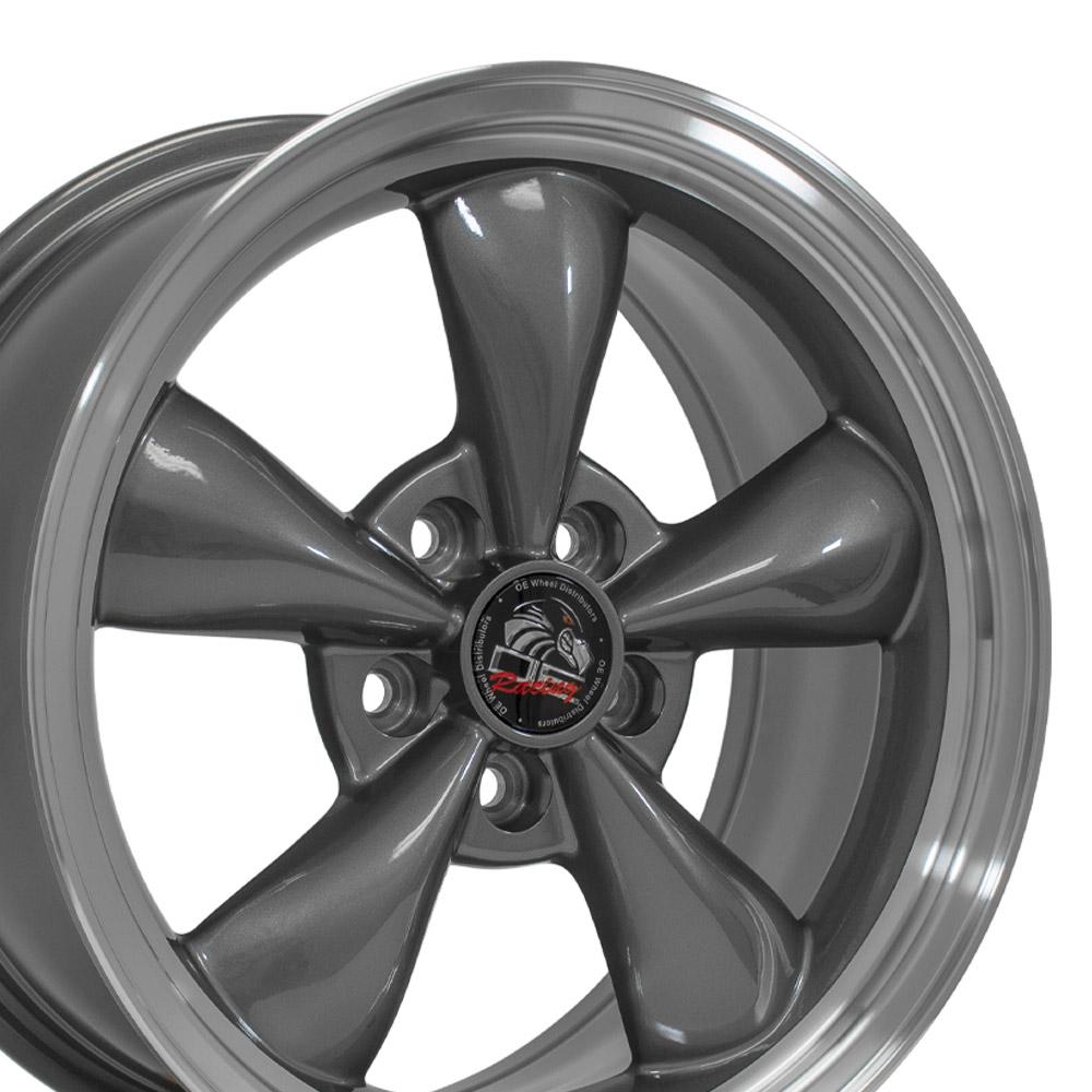 17" Replica FR01 fits Ford Mustang Bullitt 17x8 Gunmetal