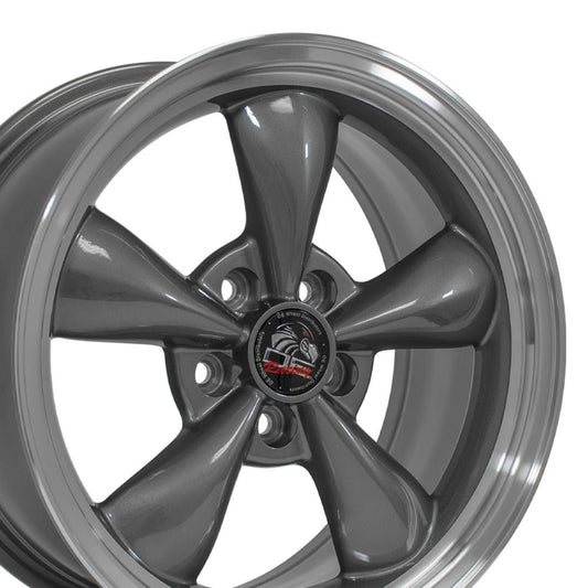 17" Replica FR01 fits Ford Mustang Bullitt 17x8 Gunmetal