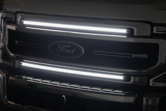 LED Light Kit | Grille Mount | 30 Inch DRL | Ford F-250/F-350 Super Duty (2017-2022)