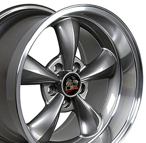 17" Replica FR01 fits Ford Mustang Bullitt 17x10.5 Gunmetal