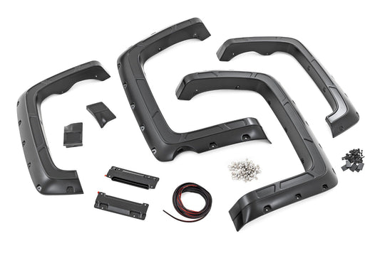 Fender Flares | Defender l 5'9" Bed  | G7J Rainforest Green | Chevy Silverado 1500 (14-18)